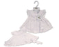 Baby Dress with Embroidery and Lace (NB-6m) (PK6) BIS-2120-6267