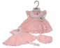 Baby Dress with Lace and Embroidery (NB-6m) (PK6) BIS-2120-6273
