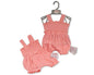 Baby Girls Romper with Smocking and Bow (NB-6m) (PK6) BIS-2120-6294