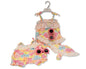 Baby Girls 2 pcs Romper Set with Sunglasses - Flowers (0-9 Months) (PK6) Bis-2120-6351