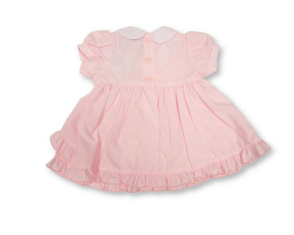 Baby Dress Pink with Ruffles and Bows (6-24m) (PK6) - BIS-2120-6370