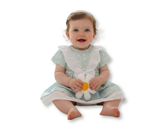 Baby Girls Woven Dress with Bow and Pants (NB-9m) (PK6) - BIS-2120-6382