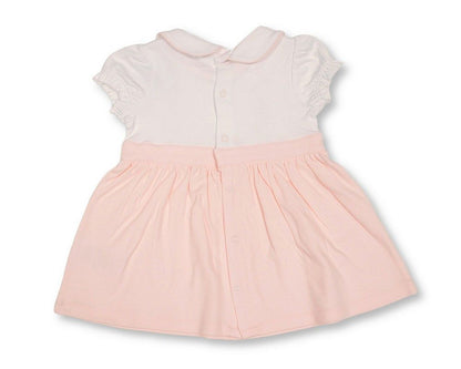 Baby Girls Dress with Floral Embroidery (NB-9m) (PK6) - BIS-2120-6390