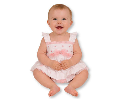 Baby Girls Dress with Bows - Hearts (NB-9m) (PK6) - BIS-2120-6398
