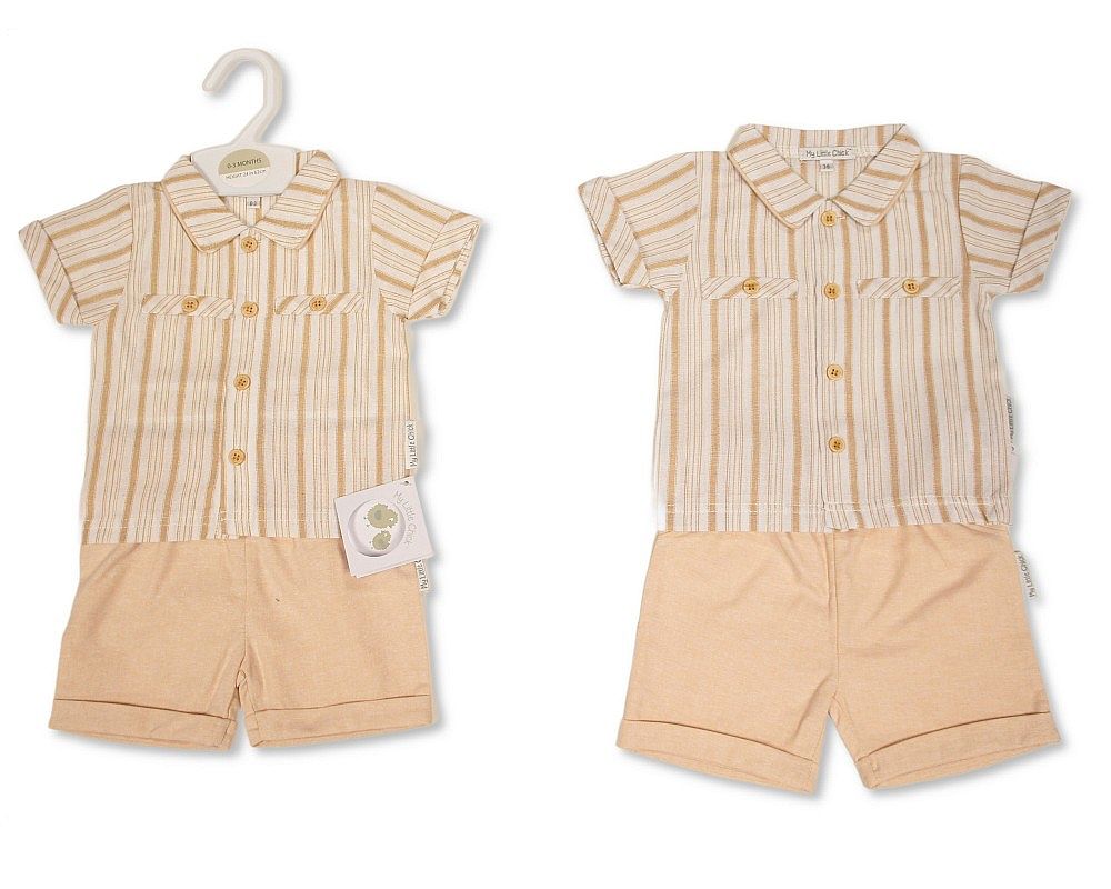 Baby Boys 2 Pieces Shorts Set (NB-9m) (PK6) BIS-2120-6422