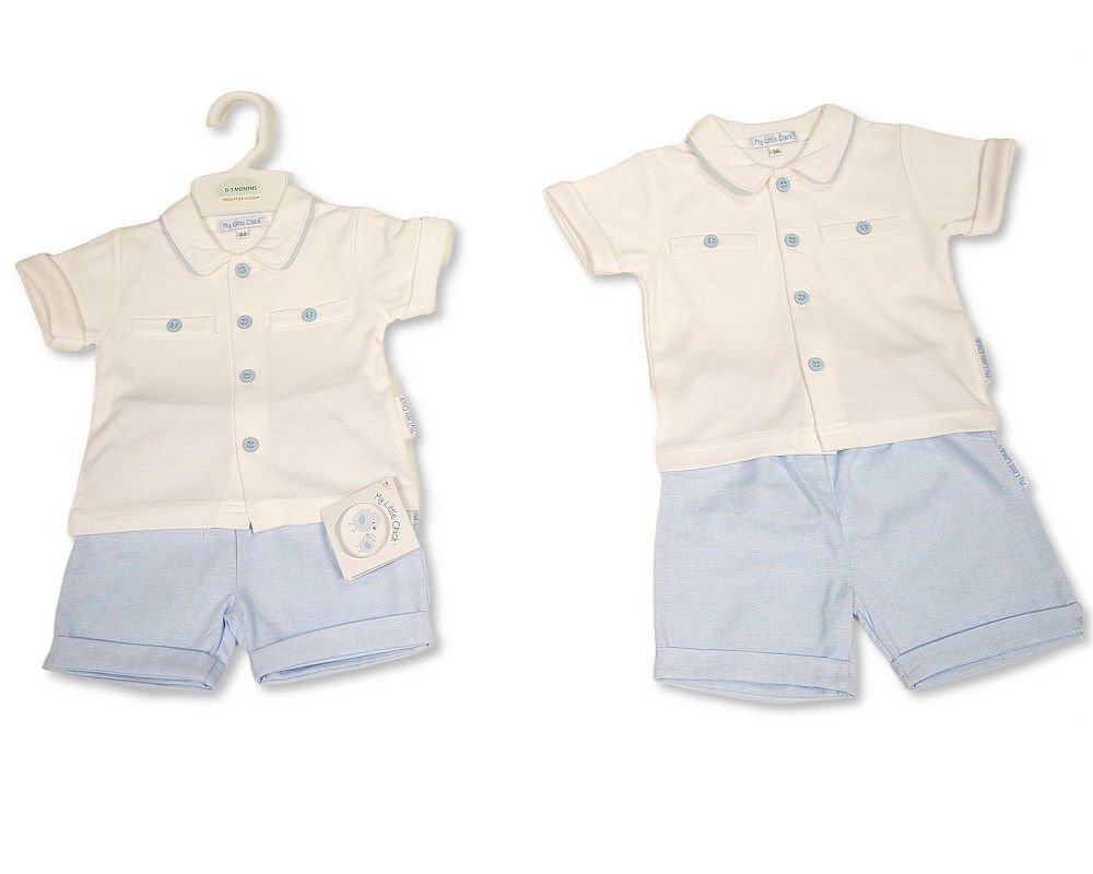 Baby Boys 2 Pieces Shorts Set (NB-9m) (PK6) BIS-2120-6426