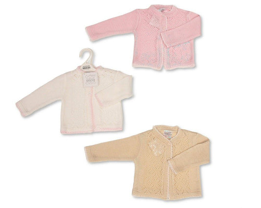 Knitted Baby Girls Cardigan - (PK6) (0-9m) BW-10-1013_09