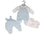 Knitted Baby Boys 2 pcs Dungaree Set (NB-6) (PK6)  BW-10-1189