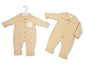 Knitted Baby All-In-One with Buttons (NB-6m) (PK6) BW-10-1230