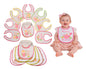 Baby Days of the Week Bibs - Girls (19x15cm) (PK6) BW-104-833
