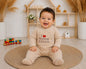 Baby Velour All in One- I Love Mummy & Daddy (NB-6m) (PK6) - BW-13-445