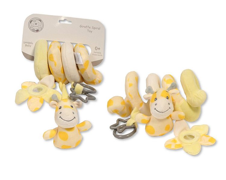 Giraffe Spiral Activity Baby Toy with Teething Rings and Mirror (PK6) Gp-25-1209