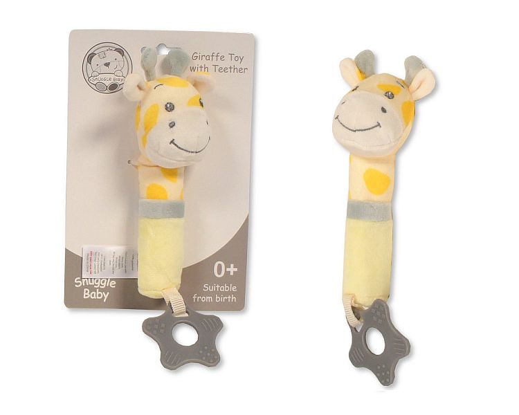 Giraffe Squeaker Baby Toy with Teether (PK6) Gp-25-1217