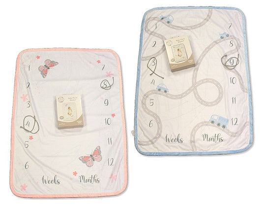 Baby Milestone Photo Prop Blanket (80X110cm) (PK1) GP-25-1248