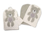 Baby Wash Mitts - Pack of 2 - Teddy (20x15cm) (PK6) GP-25-1296