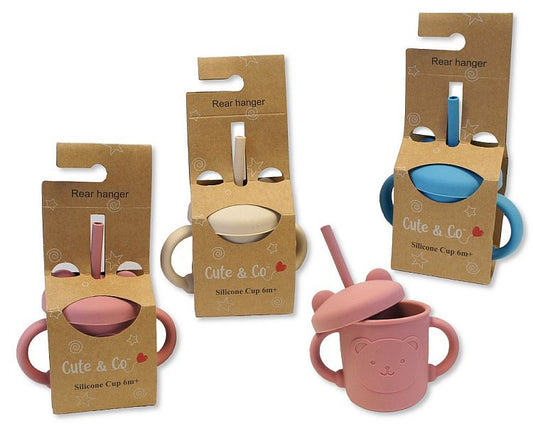 Baby Silicone Cup - Teddy (9x12cm) (PK6) GP-25-1307