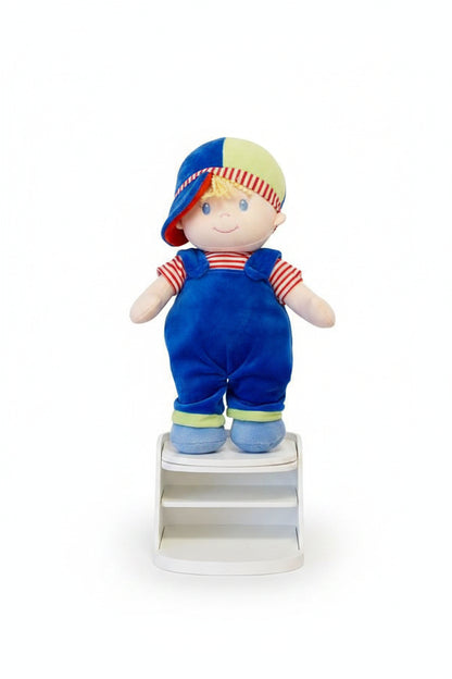 Baby Boy Soft Doll with Dungaree Set (32cm) (PK6) GP-25-1317