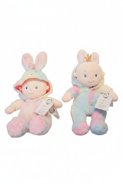 Baby Infant Soft Doll with Multicolour Rabbit Onesie (25cm) (PK6) GP-25-1322