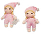 Baby Girls Soft Doll with Pink All-in One and Hat (32cm) (PK6) GP-25-1323