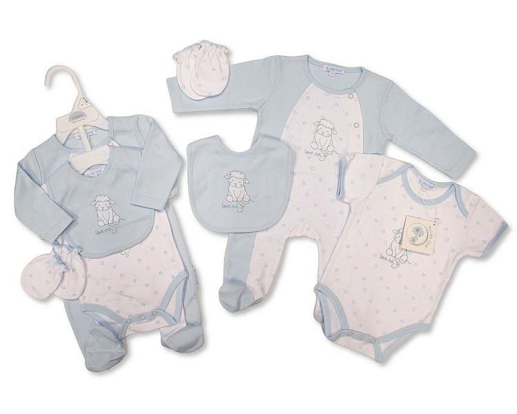Baby Boys 4 Pieces Gift Set - Love Me (NB-6m) (PK6)  GP-25-1330S