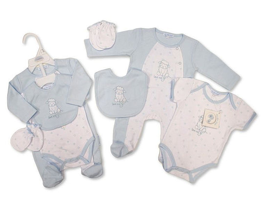 Baby Boys 4 Pieces Gift Set - Love Me (NB-6m) (PK6)  GP-25-1330S