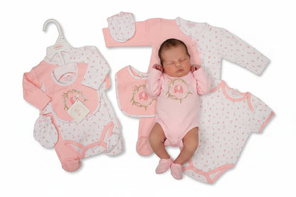 Baby Girls 4 Pieces Gift Set - Elephant (NB-6m) (PK6)  GP-25-1331P