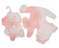 Baby Girls 4 Pieces Gift Set - Elephant (NB-6m) (PK6)  GP-25-1331P