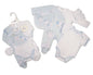 Baby Boys 4 Pieces Gift Set - Elephant and Giraffe (NB-6m) (PK6)  GP-25-1332S