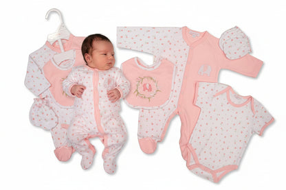 Baby Girls 4 Pieces Gift Set - Elephant (NB-6m) (PK6)  GP-25-1333P