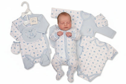 Baby Boys 4 Pieces Gift Set - Elephant (NB-6m) (PK6)  GP-25-1333S