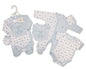 Baby Boys 4 Pieces Gift Set - Elephant (NB-6m) (PK6)  GP-25-1333S