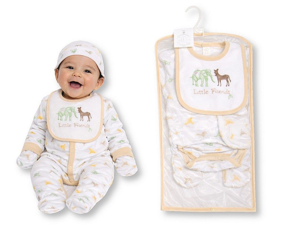 Baby 5 Pieces Layette Gift Set - Forever Friends (PK6) (NB-6m) GP-25-1339