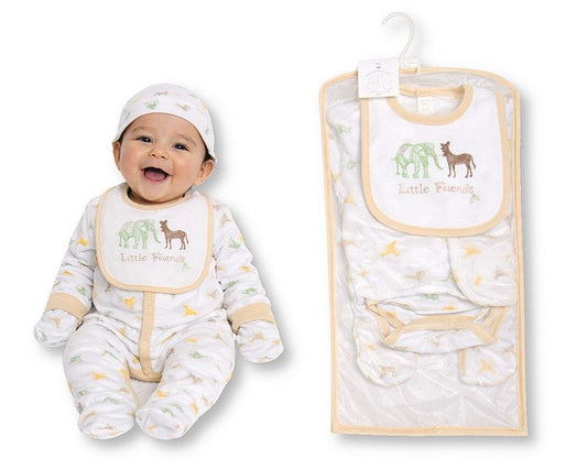 Baby 5 Pieces Layette Gift Set - Forever Friends (PK6) (NB-6m) GP-25-1339