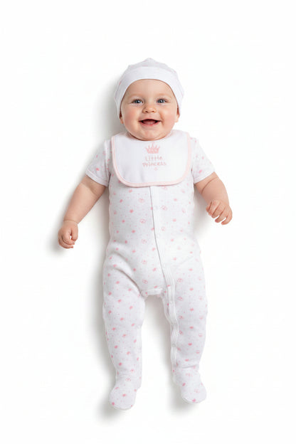 Baby 5 Pieces Gift Set with Paper Gift Bag - Hello Baby Gp-25-1345