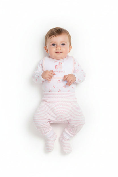 Baby 5 Pieces Gift Set with Paper Gift Bag - Hello Baby Gp-25-1346