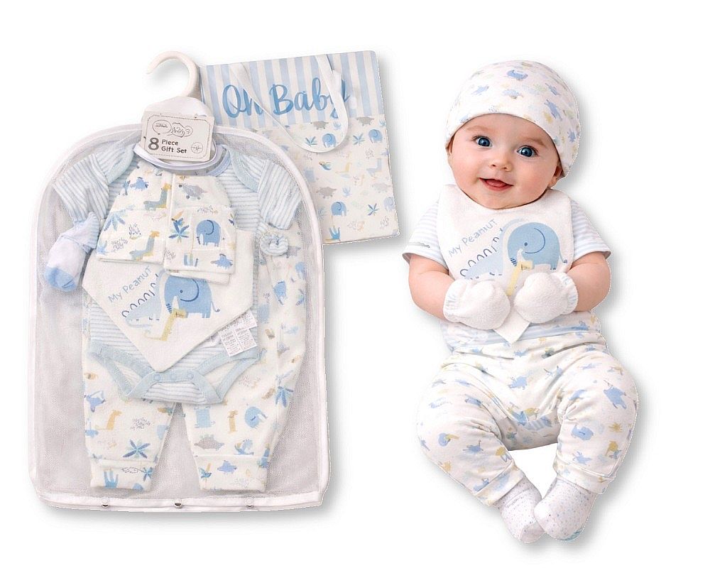Baby Boys 8 pcs Layette Gift Set - My Friends (PK6) (0-6m) GP-25-1361