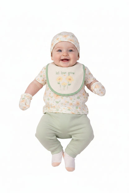 Baby 8 pcs Layette Gift Set - Let Love Grow  (PK6) (0-6m) GP-25-1369