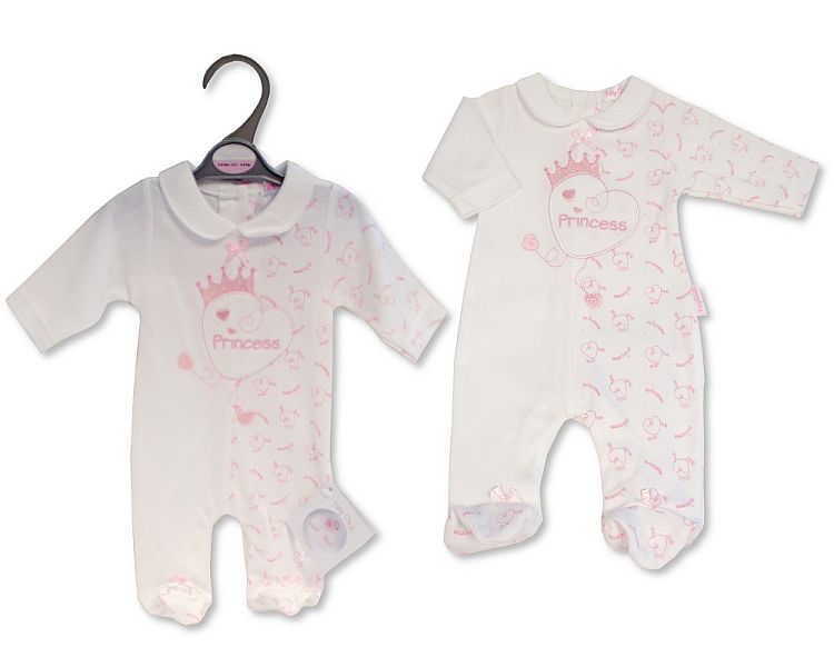 Premature Baby Girls Sleepsuit - Princess (3-5 to 5-8Lbs) (PK6) Pb-20-622