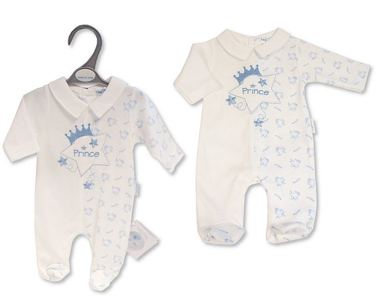 Premature Baby Boys Sleepsuit - Prince (3-5 to 5-8Lbs) (PK6) Pb-20-627