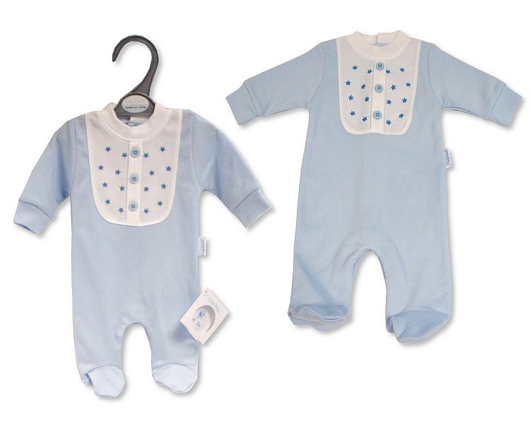 Premature Baby Boys Sleepsuit - Stars (3-5 to 5-8Lbs) (PK6) Pb-20-633