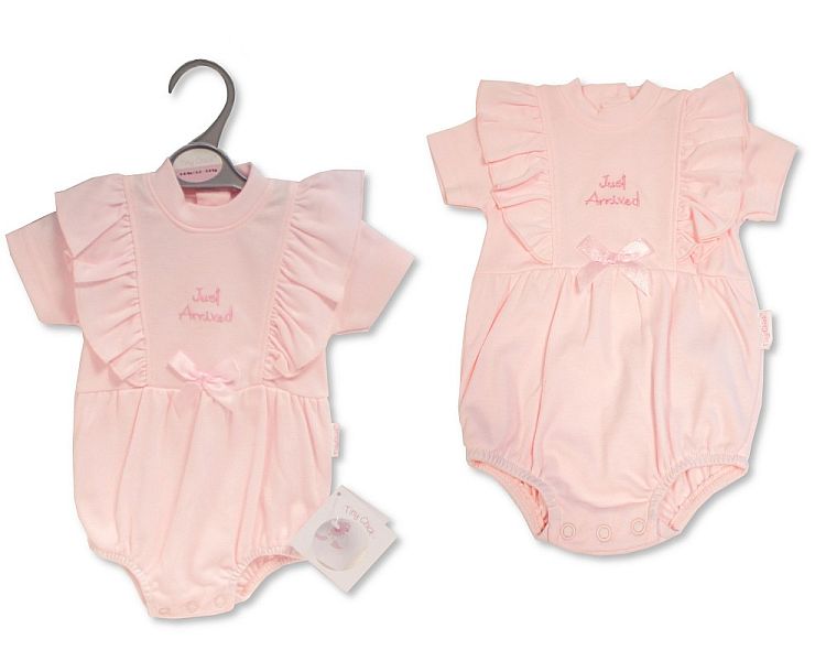 Premature Baby Girls Romper - Just Arrived (3-5 to 5-8Lbs) (PK6) Pb-20-634