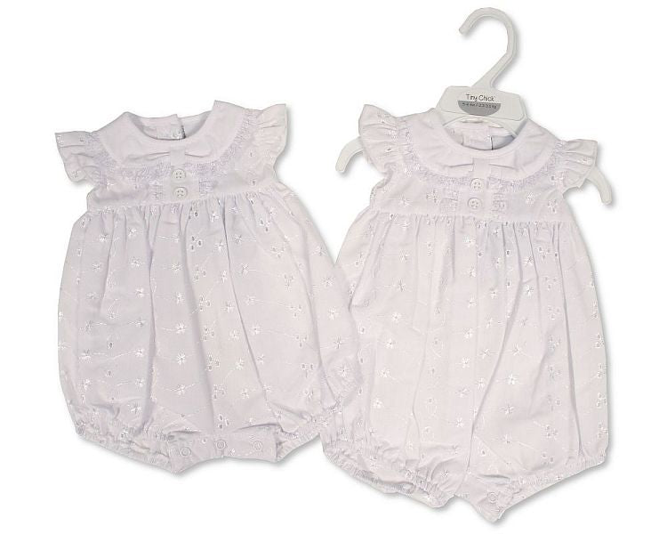 Premature Baby Romper with Embroidery (3-8 LBS) (PK6) PB-20-712