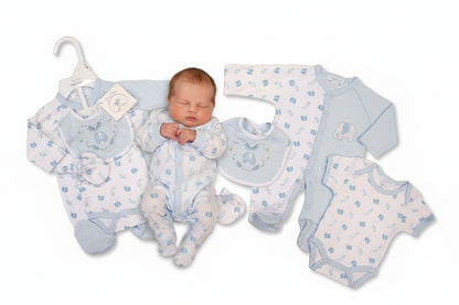 Premature Baby Boys 4 Pieces Set - Elephant (3-8lbs) (PK6)  PB-20-738S