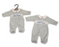 Premature Baby Boys All in One with Smocking - Little Prince (PK6) (NB-6m) PB-20-740