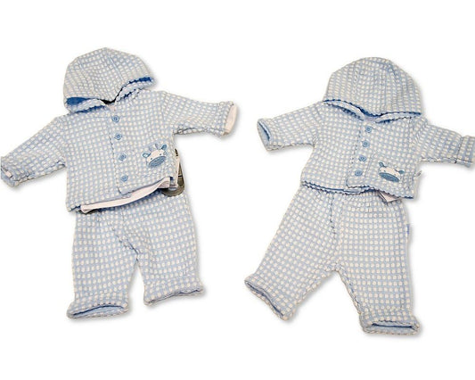 Premature Baby Boys Hooded 3 pcs Set - Giraffe (PK6) (3-8lbs) PB-20-743