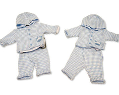 Premature Baby Boys Hooded 3 pcs Set - Giraffe (PK6) (NB-6m) PB-20-743