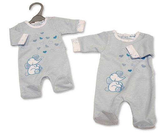 Premature Baby Boys All in One - Elephant (PK6) (3-8lbs) PB-20-747