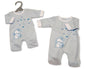 Premature Baby Boys All in One - Elephant (PK6) (NB-6m) PB-20-747