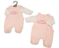 Premature Baby Girls 2 pcs Dungaree Set - Little Princess (PK6) (NB-6m) PB-20-752