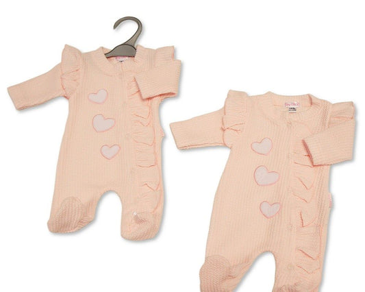 Premature Baby Girls All in One - Hearts (PK6) (3-8lbs) PB-20-756